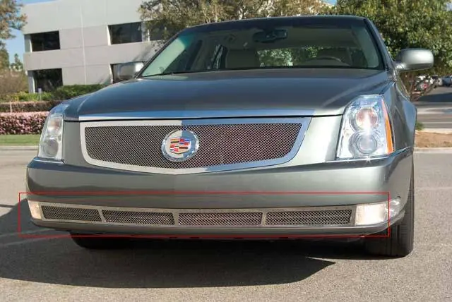 Free Returns Cadillac DTS T-Rex Upper Class Polished Stainless Bumper Mesh Grille - 55188