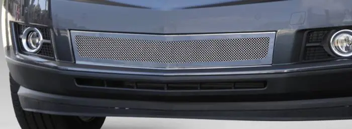 Order Now Cadillac SRX T-Rex Upper Class Mesh Bumper Grille - Overlay - Full Opening - Chrome - 57186