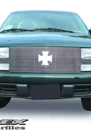 Chevrolet Blazer T-Rex Full Face Billet Grille with Bowtie Installed - 25 Bars - 20278 Free Returns