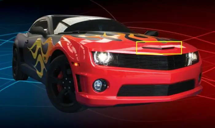 Direct From Factory Chevrolet Camaro T-Rex Upper Grille Accent - All Black - 51026