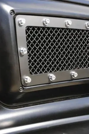Clearance Chevrolet Kodiak T-Rex X-Metal Series Side Vent Studded Grille - Black - 6710841