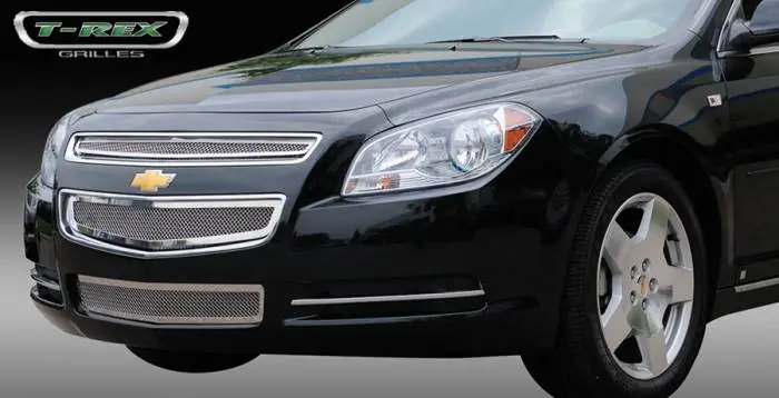 Chevrolet Malibu T-Rex Upper Class Polished Stainless Mesh Grille - 2PC - 54168 Last Chance