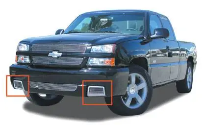 Secure Checkout Chevrolet Silverado T-Rex Bumper Billet Grille Insert - Side Vents - 8 Bars - 25105