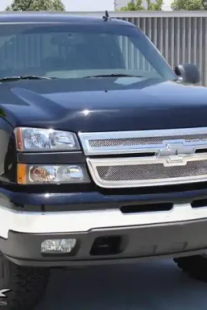 Best Price Chevrolet Silverado T-Rex Upper Class Polished Stainless Mesh Grille - 2PC Style - 54106