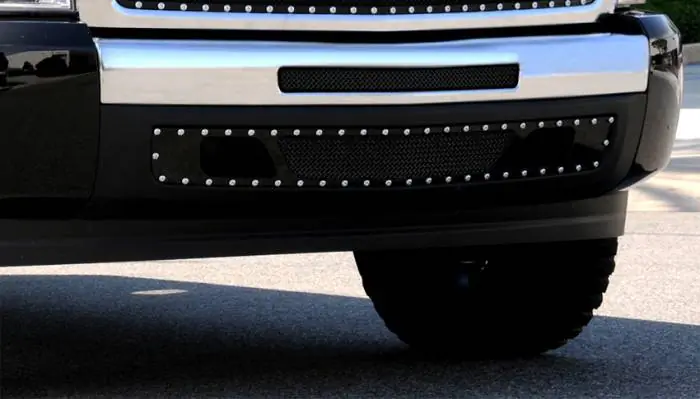 Chevrolet Silverado T-Rex X-Metal Series Studded Bumper Grille - All Black - 2PC - 6721121 Buy Direct
