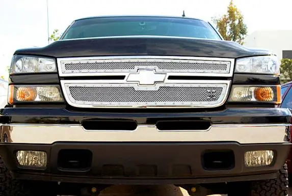 Chevrolet Silverado T-Rex X-Metal Series Studded Main Grille - Polished Stainless Steel - 2PC Style - 6711060 Discount