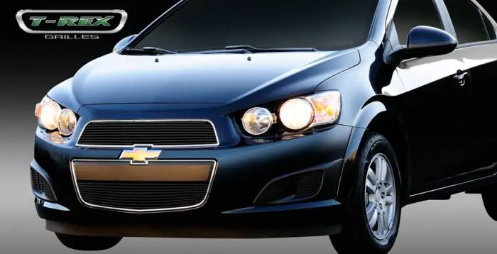 Latest Chevrolet Sonic T-Rex Billet Grille Overlay - All Black - 2PC - 21132B