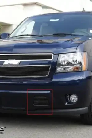 Best Seller Chevrolet Tahoe T-Rex Bumper Billet Grille - Remove Tow Hooks - 11 Bars - All Black - 2PC - 25051B