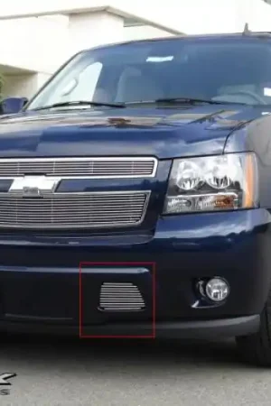 Chevrolet Tahoe T-Rex Bumper Billet Grille - Remove Tow Hooks - 11 Bars - 2PC - 25051 Sale
