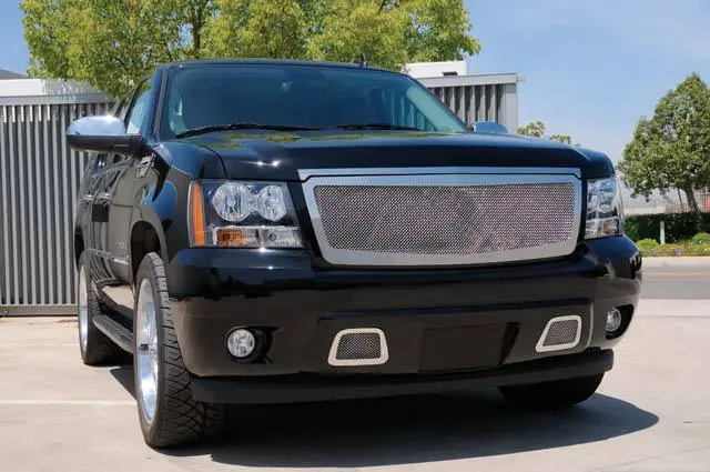 Chevrolet Tahoe T-Rex Upper Class Polished Stainless Mesh Grille - 1PC - 54053 Secure Checkout