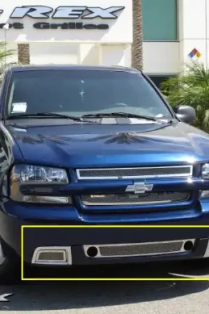 Best Price Chevrolet Trail Blazer T-Rex Upper Class Polished Stainless Bumper Mesh Grille - 3PC - 55284