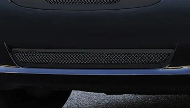 Order Now Chrysler 300 T-Rex Upper Class Bumper Mesh Grille - All Black with Frame and Formed Mesh Center - 52433