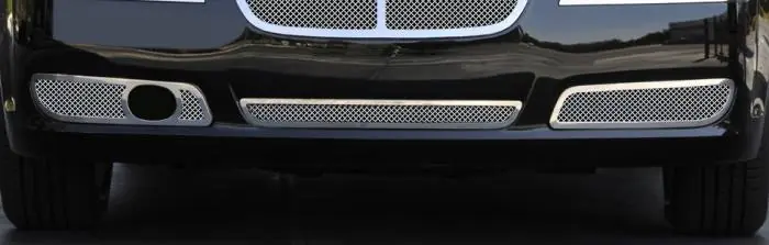 Chrysler 300 T-Rex Upper Class Polished Stainless Bumper Mesh Grilles - 2PC - 55435 Free Shipping