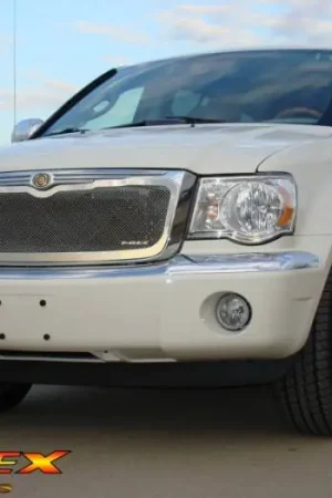 Next Day Delivery Chrysler Aspen T-Rex Upper Class Polished Stainless Mesh Grille - 54469