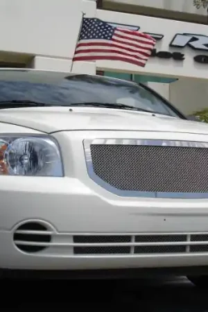 Dodge Caliber T-Rex Upper Class Polished Stainless Mesh Grille - 1PC - 54477 Mega Sale