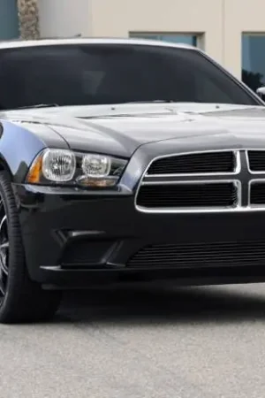 Dodge Charger T-Rex Billet Grille Overlay - Bolt On - All Black - 4PC - 21442B Time-Limited