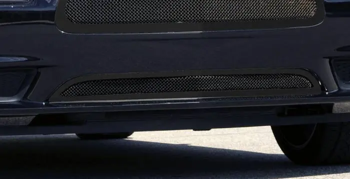 Dodge Charger T-Rex Upper Class Mesh Bumper Grille - All Black with Formed Mesh - 52442 Special Offer