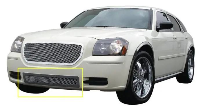 Dodge Magnum T-Rex Upper Class Polished Stainless Bumper Mesh Grille - 55473 Best Price