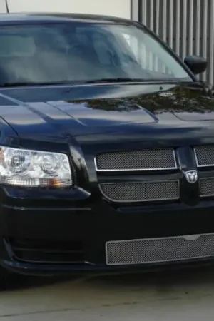 While Supplies Last Dodge Magnum T-Rex Upper Class Polished Stainless Mesh Grille with Formed Mesh - 4PC - 54462