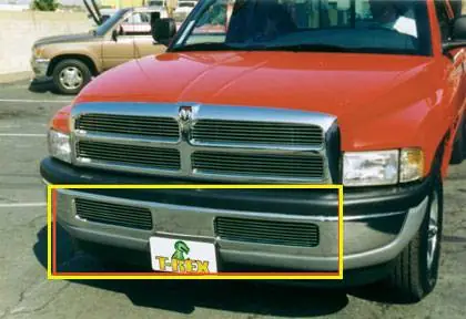 Dodge Ram T-Rex Bumper Billet Grille Insert - 6 Bars - 25440 Direct From Manufacturer