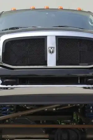 Dodge Ram T-Rex Upper Class Mesh Grille - All Black - 2PC - 51467 Money Back Guarantee