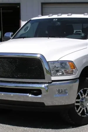 Dodge Ram T-Rex Upper Class Mesh Grille - Full Open - All Black - 1PC - 51457 Latest