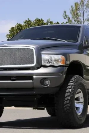 Dodge Ram T-Rex Upper Class Polished Stainless Mesh Grille - Full Open - 1PC - 54461 Exclusive