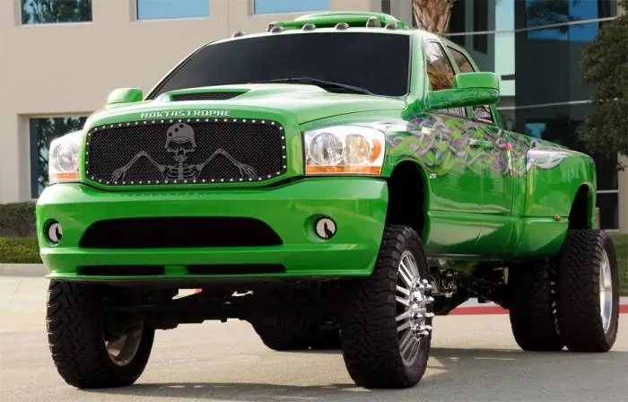 Order Now Dodge Ram T-Rex Urban Assault Grunt Studded Main Grille with Soldier - Black OPS Flat Black - Custom 1PC Opening - 7114596