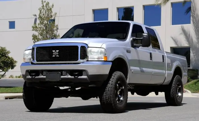 Ford Superduty T-Rex X-Metal Series Grille Assembly - Chrome Shell with All Black X-Metal Grille Installed - 6705701 Same Day Shipping