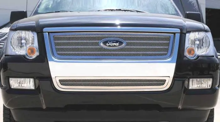 Ford Expedition T-Rex Upper Class Polished Stainless Mesh Grille with Logo Cut Out - 54659 Get Yours