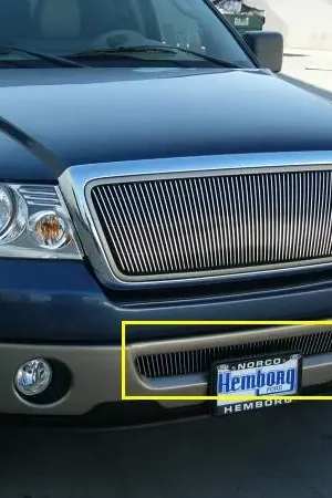 Ford F150 T-Rex Bumper Insert Grille - Vertical - 35555 Crafted