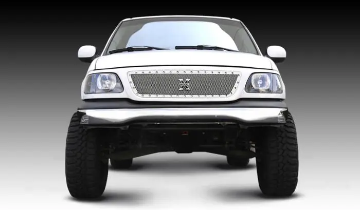 Low Price Ford F150 T-Rex X-Metal Series Studded Main Grille - Polished Stainless Steel - 6715800