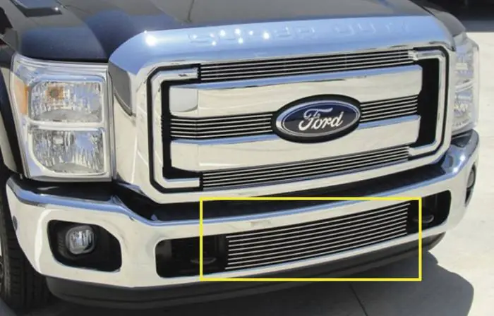 Factory Price Ford Superduty T-Rex Bumper Billet Grille Insert - Between Tow Hooks - 25546
