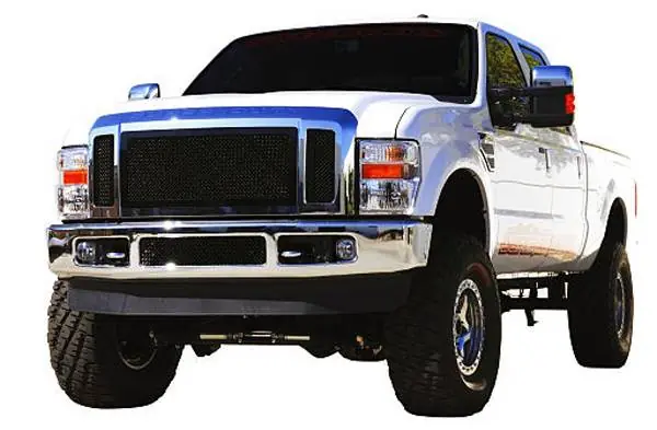 Professional Grade Ford Superduty T-Rex Upper Class Mesh Grille - All Black - 3PC - 51563