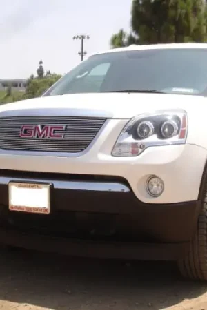GMC Acadia T-Rex Billet Grille Overlay - Bolt On with Logo Opening - 21386 Weekend Sale
