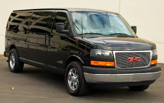 GMC Savana T-Rex Billet Grille Ovelay with Logo Opening - 20 Bars - 21316 High Quality