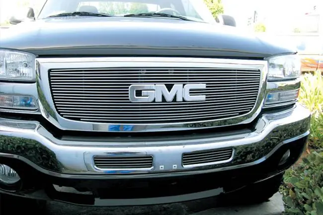 GMC Sierra T-Rex Billet Grille Overlay - Bolt On with Logo Opening - 19 Bars - 21200 Exclusive