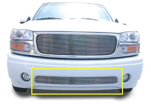 Top Rated GMC Sierra T-Rex Bumper Billet Grille Insert - 9 Bars - 25179