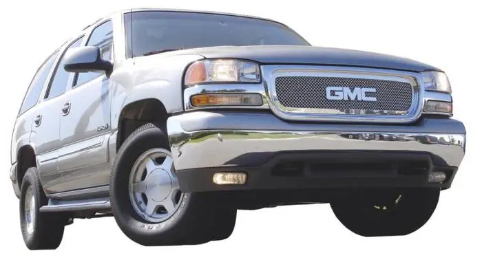 Sale GMC Yukon T-Rex Upper Class Polished Stainless Mesh Grille - 54175