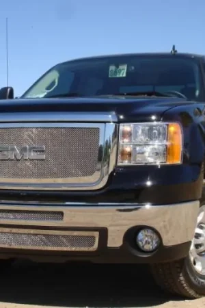 GMC Sierra T-Rex Upper Class Polished Stainless Mesh Grille - 54206 Viral