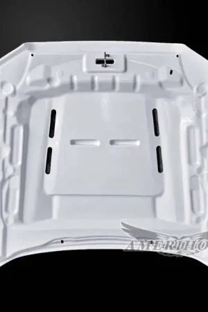 Top Rated Ford Mustang GT5 AmeriHood Body Kit- Heat Extracting Hood FM13AHGT5FHW