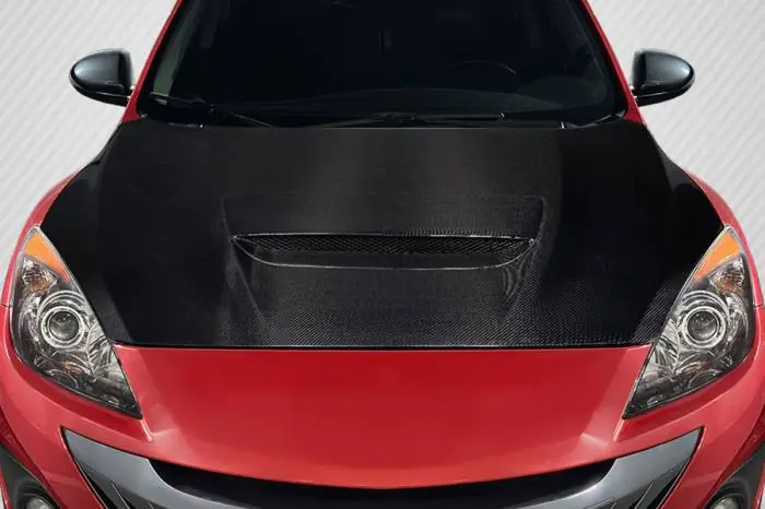 Place Order Mazda Mazdaspeed 3 OEM Look Carbon Fiber Creations Body Kit- Hood 118235