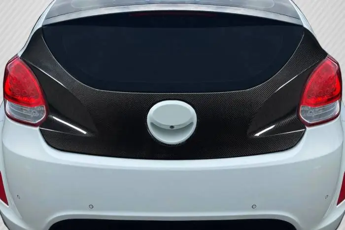 Buy Online Hyundai Veloster OEM Look Carbon Fiber Body Kit-Trunk/Hatch 118822