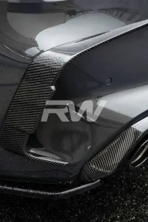 Weekend Sale BMW F91/F92 M8 Carbon Fiber Rear Bumper Trims bmwf91016