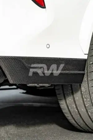 BMW F96 X6M Carbon Fiber Rear Bumper Trim bmwf9609 Free Shipping