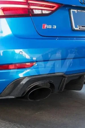 Audi 8V RS3 Carbon Fiber Rear Diffuser audirs304 Top Pick