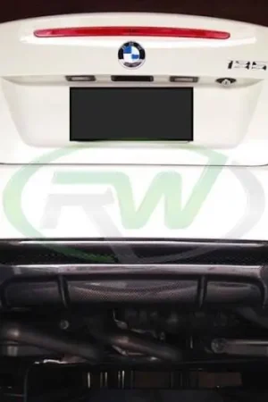BMW E82 E88 128i/135i Performance Style Carbon Fiber Diffuser bmwe82009-quad Bargain