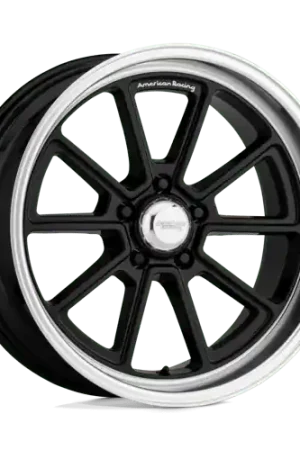 American Racing Vintage VN510 DRAFT 5X120.65 18X10 0 GLOSS BLACK W/ DIAMOND CUT LIP Factory Price