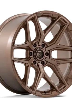 Fuel 1PC FLUX 6X139.7 22X12 -44 PLATINUM BRONZE Super Sale