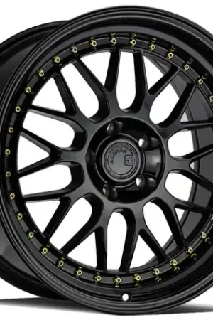 Order Now Aodhan AH02 5x114.3 19x8.5 +35 Gloss Black ( Gold Rivet)